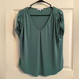Green Envelope Blouse